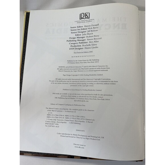 The Marvel Comics Encyclopedia: A Complete Guide to the Characters of the Marvel - Picture 8 of 12